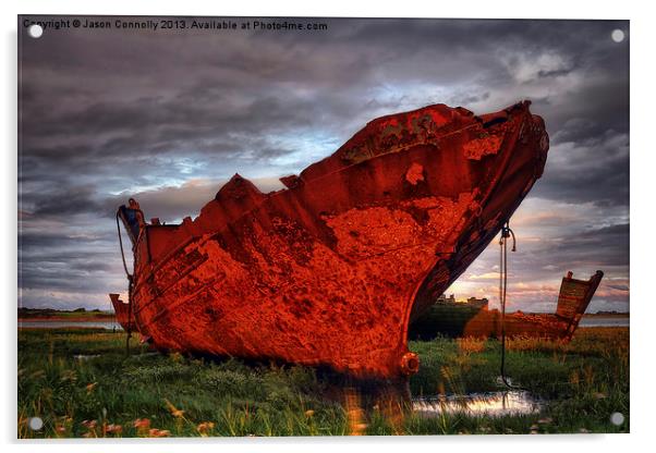 The Rusting Hulk Acrylic by Jason Connolly