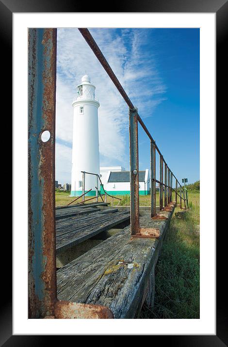 Hurst Point Lighthouse Framed Mounted Print by Ian Jones