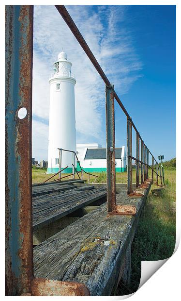 Hurst Point Lighthouse Print by Ian Jones