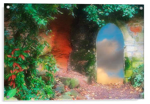 Garden of Secrets Acrylic by Christine Lake