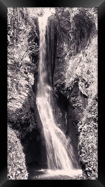 waterfall collection 2 Framed Print by Emma Ward