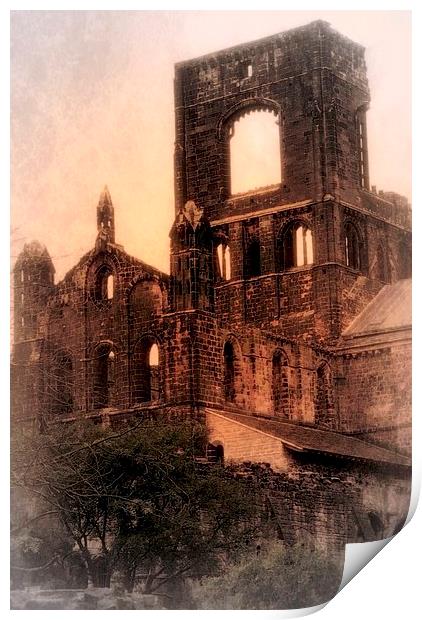 Abbey Ruins Print by Jacqui Kilcoyne