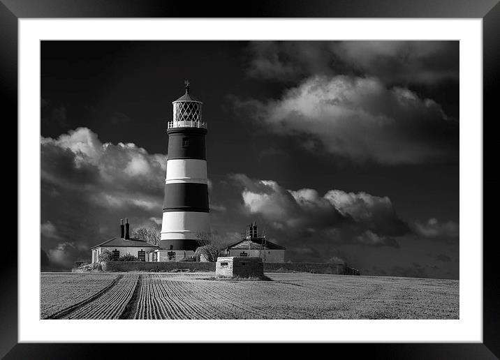 Happisburgh Lighthouse Framed Mounted Print by Stephen Mole