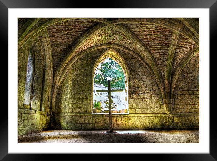 In The House of God.. Framed Mounted Print by Fee Easton
