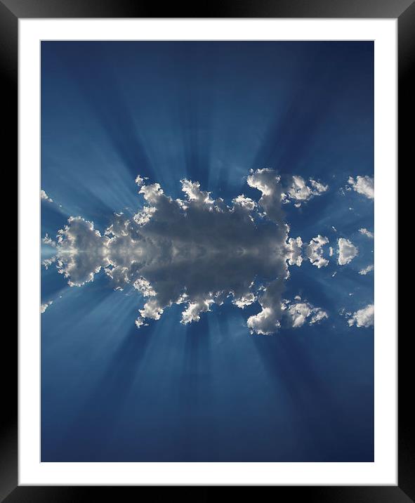 Rays of Sunlight Framed Mounted Print by mark humpage