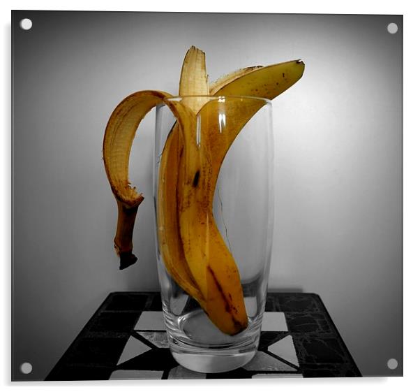 Milk and Bananas Acrylic by Colin Richards