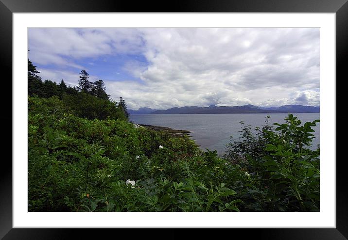 JST2629 The Sound of Sleat Framed Mounted Print by Jim Tampin