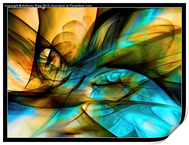 Abstract Creation Print by Anthony Rigg