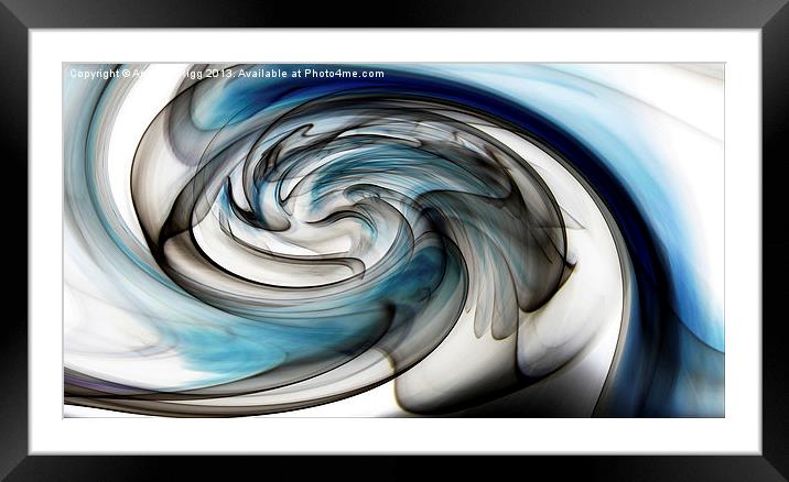 Spirals Framed Mounted Print by Anthony Rigg