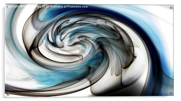 Spirals Acrylic by Anthony Rigg