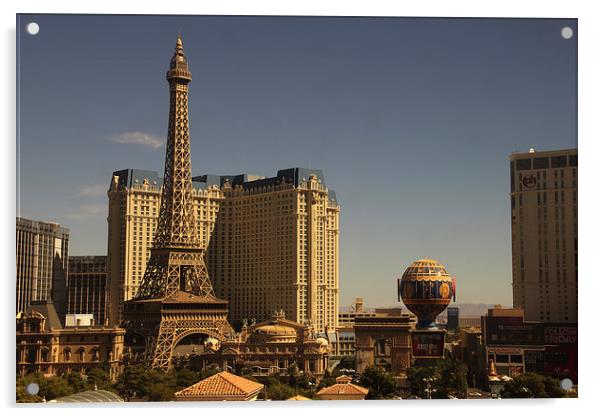 Bellagio Casino Las Vegas Acrylic by David French
