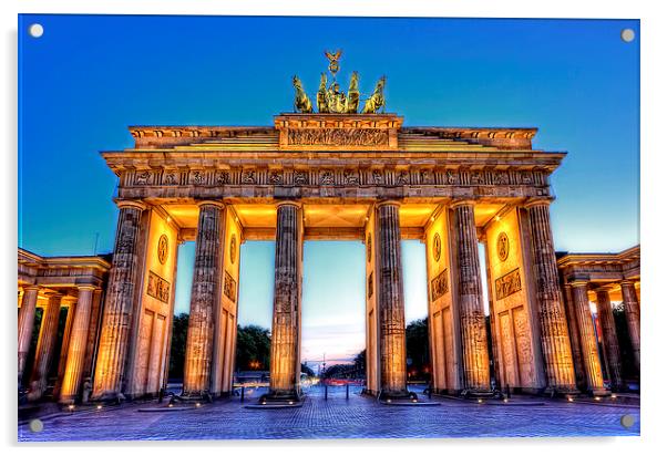 Brandenburg Gate Acrylic by Markus  Will