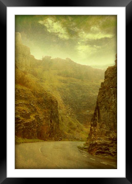 Cheddar Gorge. Framed Mounted Print by Heather Goodwin