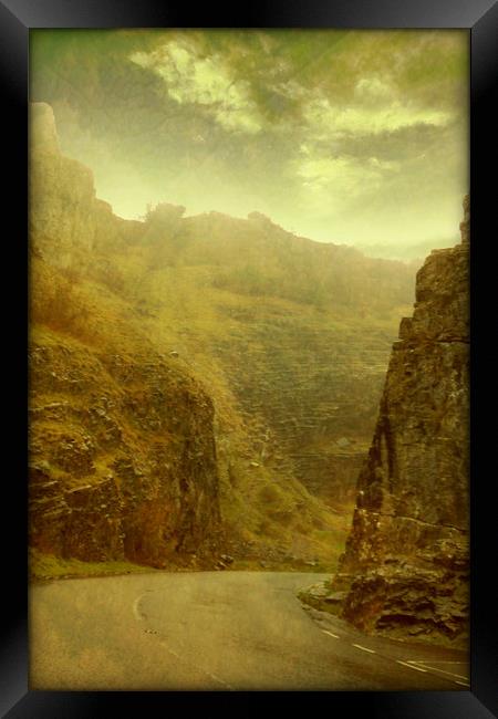 Cheddar Gorge. Framed Print by Heather Goodwin