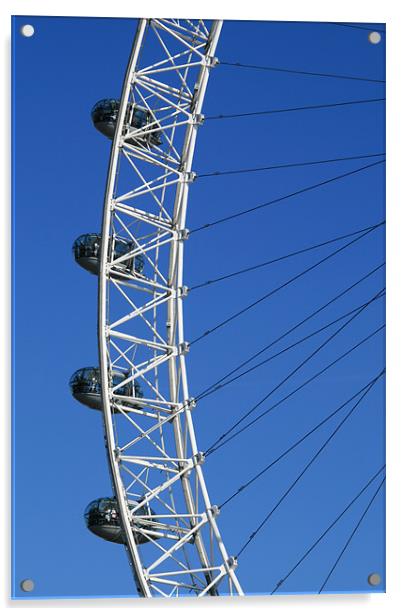 London Eye Acrylic by Ruth Hallam