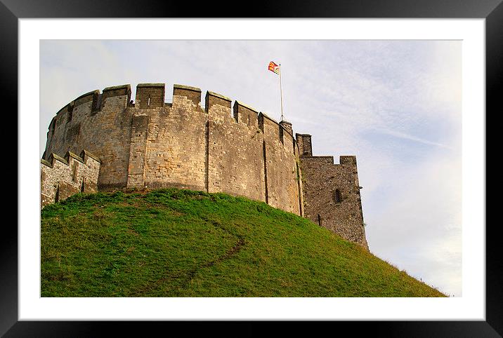 Arundel Castle Sussex Framed Mounted Print by Peter F Hunt