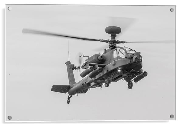 Apache attack helicopter AH1 Acrylic by Ian Jones