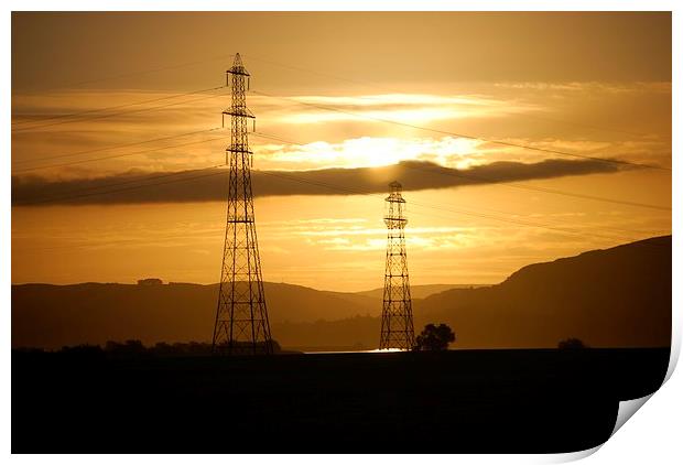 Autumn Sunrise Print by Kenny McNab