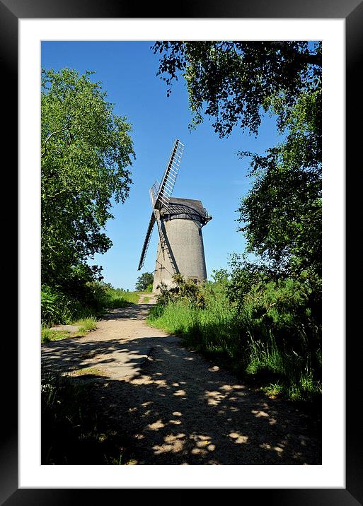 Bidston Hill Windmill Framed Mounted Print by Frank Irwin