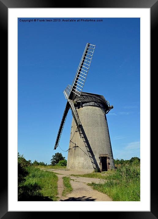 Bidston Hill Windmill Framed Mounted Print by Frank Irwin