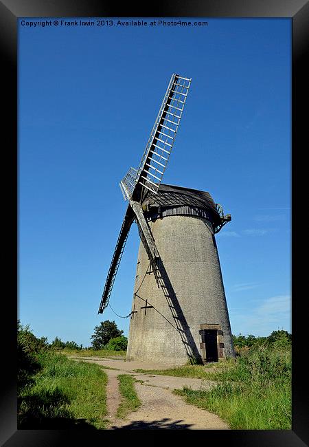Bidston Hill Windmill Framed Print by Frank Irwin