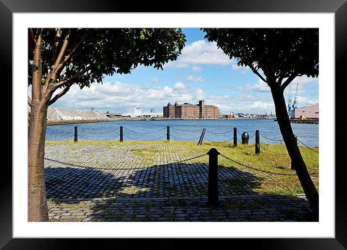 A typical dockland scene. Framed Mounted Print by Frank Irwin