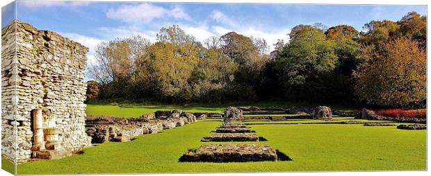 Lesnes Abbey, 11th Century Ruins Canvas Print by Robert Cane
