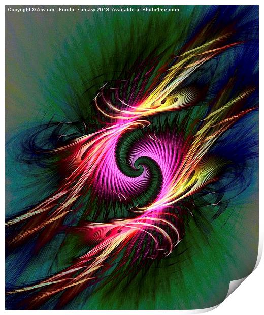 Tail Sting Print by Abstract  Fractal Fantasy