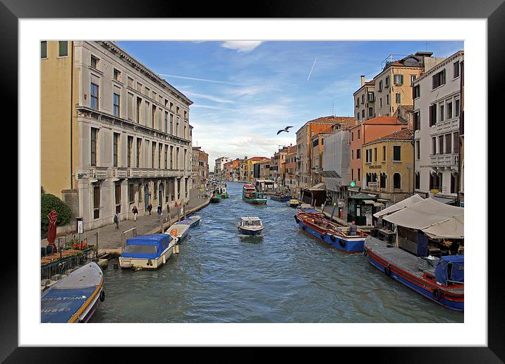 Cannaregio Canal Framed Mounted Print by Tony Murtagh