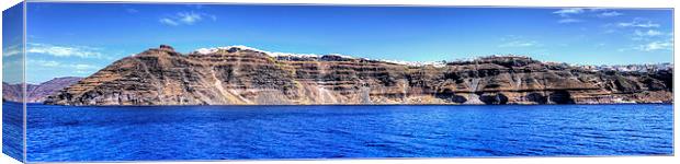 Living on a Cliff Canvas Print by Tom Gomez