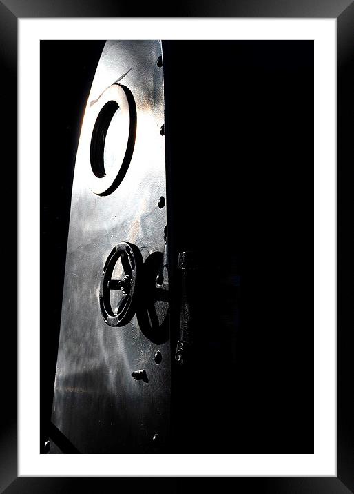 Enter the Submarine Framed Mounted Print by Randi Grace Nilsberg