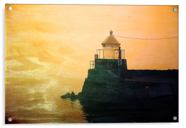 Fyllinga Lighthouse Acrylic by Randi Grace Nilsberg