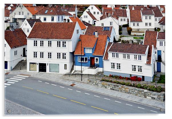 Stavanger (Norway) Old Town Acrylic by Frank Irwin