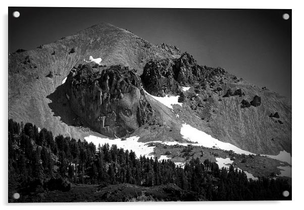 Mount Lassen Acrylic by Mary Lane