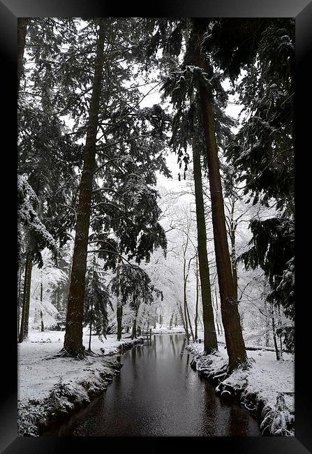 Blackwater in Winter part 2 Framed Print by Alan Sutton