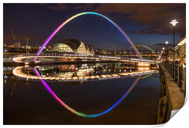 Millennium Bridge Print by Ray Pritchard