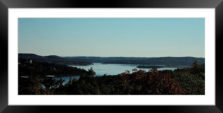 TableRock Lake Framed Mounted Print by Pics by Jody Adams