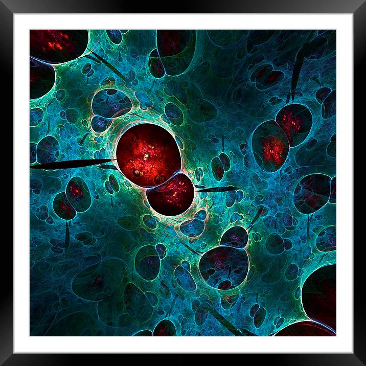 Cold Fusion Framed Mounted Print by Anastasiya Malakhova