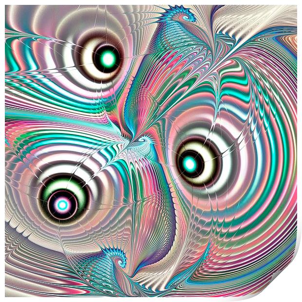 Color Waves Print by Anastasiya Malakhova