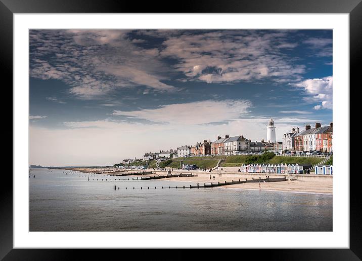Southwold sea fromt Framed Mounted Print by Stephen Mole