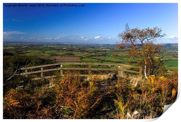 The View Print by keith sayer