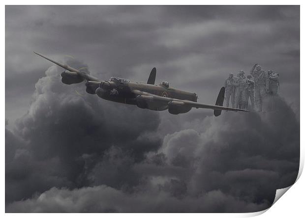 Lancaster - Remembrance Print by Pat Speirs