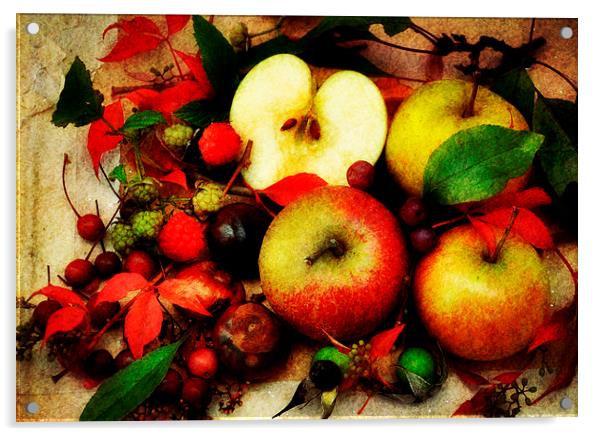 shades of autumn Acrylic by sue davies