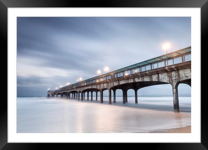 Dawn at Boscombe Pier Framed Mounted Print by Chris Frost
