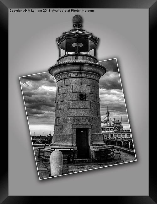 Ramsgate lighthouse Framed Print by Thanet Photos