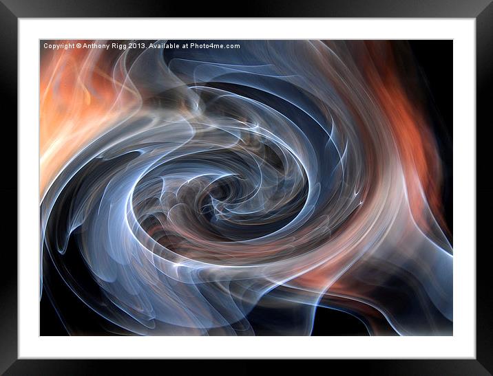 Cosmic Abyss Framed Mounted Print by Anthony Rigg
