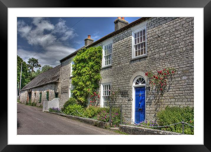 The Farmhouse Framed Mounted Print by Nicola Clark