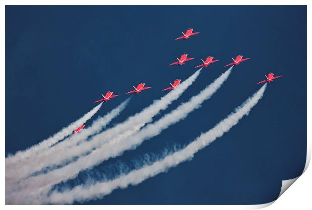 Red Arrows Print by Rory Trappe