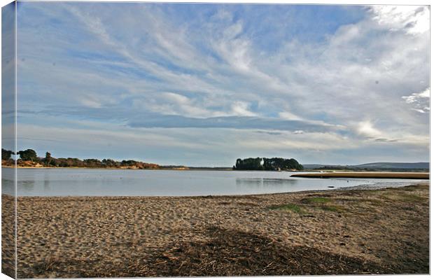 Arne Waterfront Canvas Print by Mike Crew