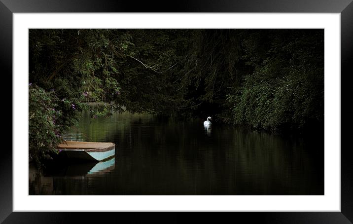 River scene Framed Mounted Print by Tristan Morphew